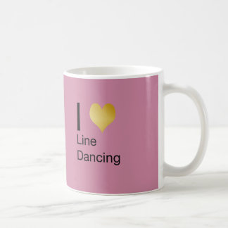 Playfully Elegant I Heart Line Dancing Coffee Mug