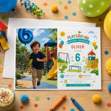 Playground Adventure 6th Birthday Park Party