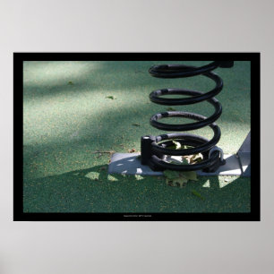 Playground for Children 16 Metal Spring Poster