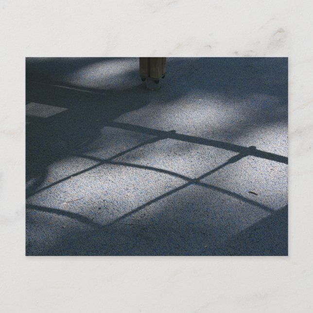 Playground for Children 17 Climbing Net Shadow Postcard (Front)