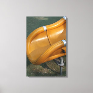 Playground for Children 32 Yellow Slide Canvas Print