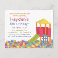 Playground Gym Ball Pits Kid Birthday Party