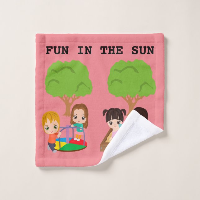 PLAYGROUND KIDS WASH CLOTH (Wash Cloth)