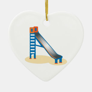 Playground Slide Ceramic Ornament