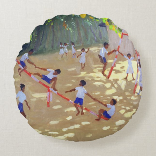 Playground Sri Lanka 1998 Round Pillow (Front)