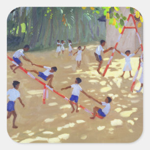 Playground Sri Lanka 1998 Square Sticker