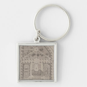 Playground, Washington Square, San Francisco Keychain