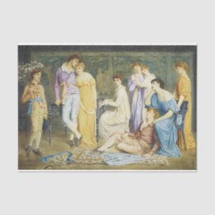 Playing a Prelude by Johann Sebastian Bach Tissue Paper