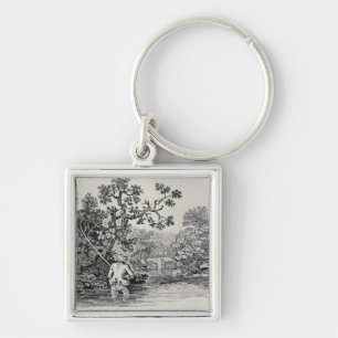 Playing a Salmon Keychain