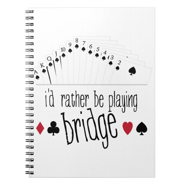 Playing Bridge Notebook (Front)
