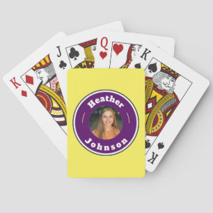 Playing C - Custom Personalized (add name & photo) Cards