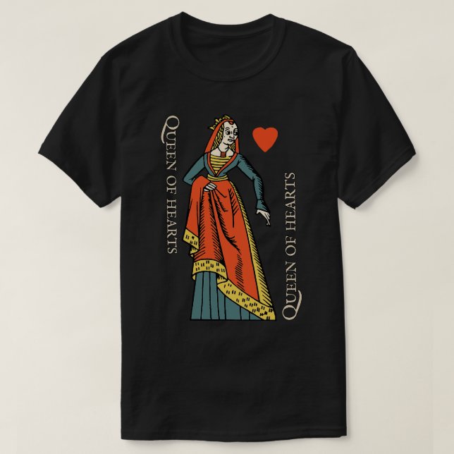 Playing card character card deck T-Shirt (Design Front)