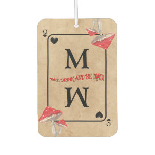 Playing Card Crazy Mushrooms Air Freshener