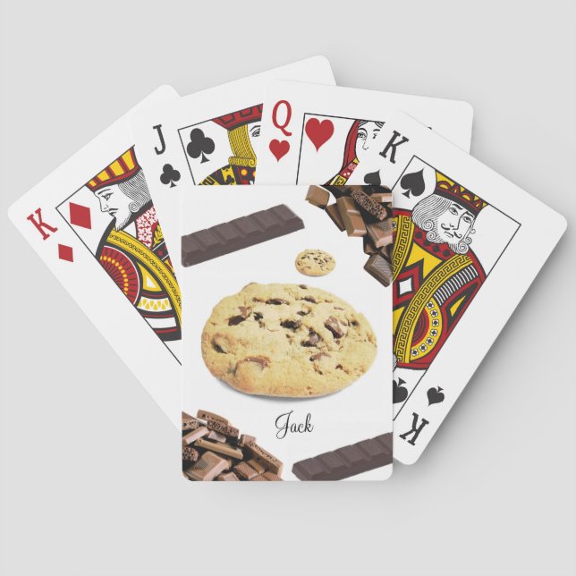 Playing Card Deck Chocolate Chip (Back)