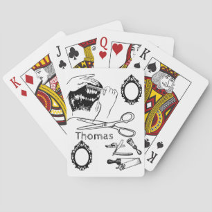Playing Card Deck Colouring Barber