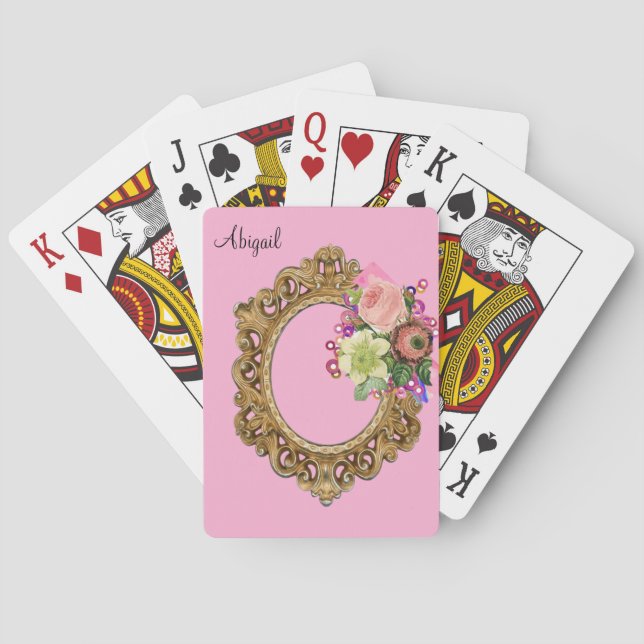 Playing Card Deck Floral Victorian (Back)