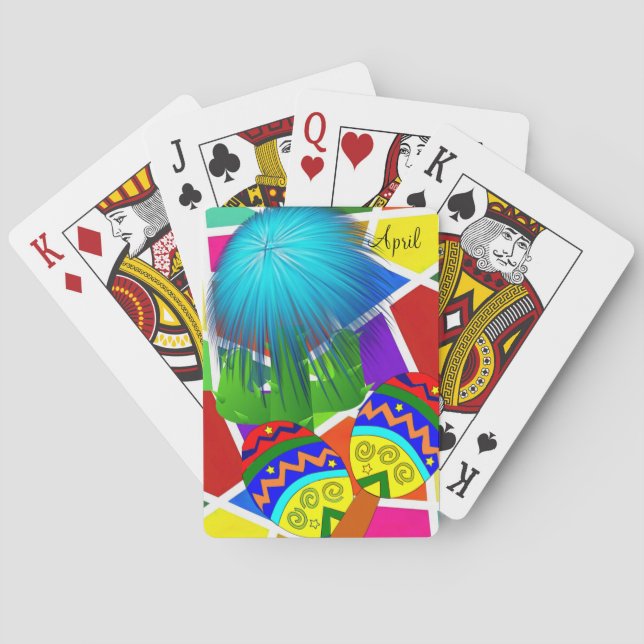 Playing Card Deck Mexican Cactus (Back)