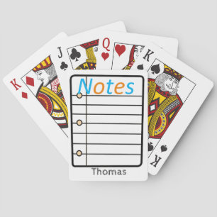 Playing Card Deck Notes