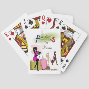 Playing Card Deck Paris France Vacation