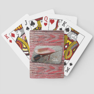 Playing Card Deck Wheelbarrow