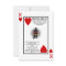 Playing Card King Photo Birthday Party Invitation