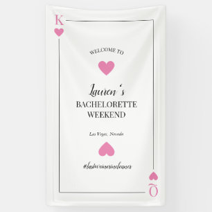 Playing Card Las Vegas Bachelorette Welcome Banner