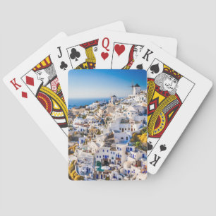 Playing card Oia Santorini