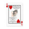 Playing Card Queen Photo Birthday Party Invitation