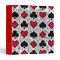 PLAYING CARD SUITS 1" Ring Binder