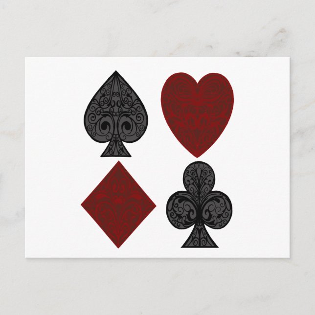 Playing Card Suits Design (Front)