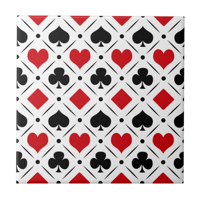 Playing card suits symbols tile (Front)