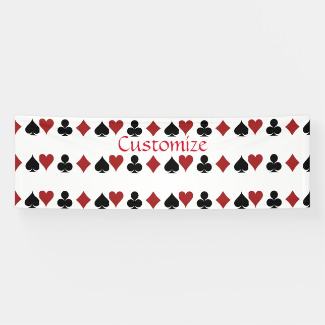Playing Card Suits Thunder_Cove Banner (Horizontal)
