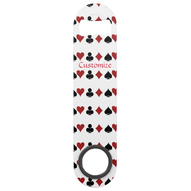 Playing Card Suits Thunder_Cove Bar Key (Front)