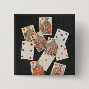 Playing Cards 2 Inch Square Button