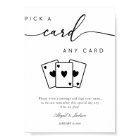 Playing Cards Alternative Guest Book Wedding Sign