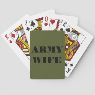 Playing Cards Army Wife