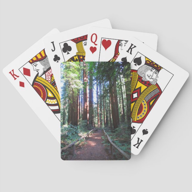 Playing Cards California Redwood Trail (Back)