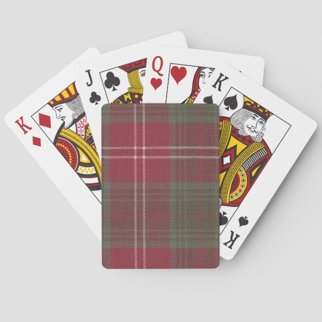 Playing Cards Chisholm Weathered Tartan (Back)