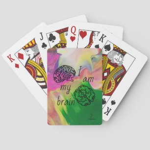 Playing Cards (Classic) "I am my brian." 