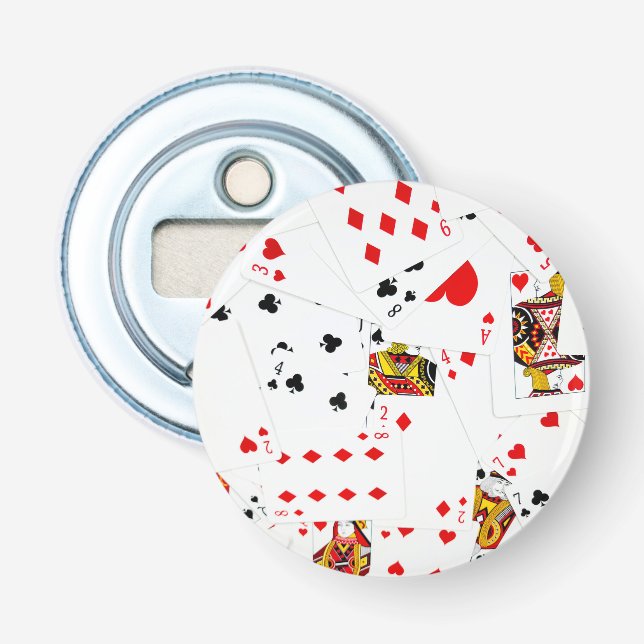Playing Cards Collection Bottle Opener (Front)