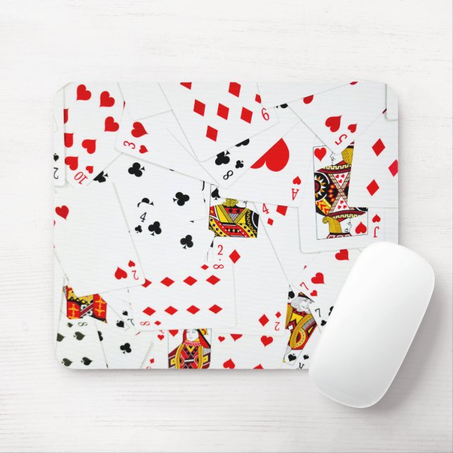 Playing Cards Collection Mouse Pad (With Mouse)