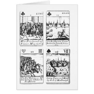 Playing cards commemorating