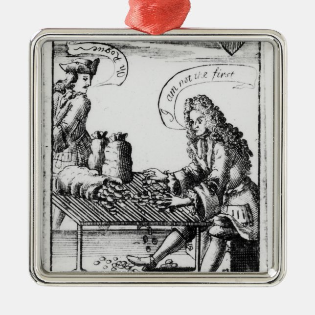 Playing cards commemorating metal ornament (Front)