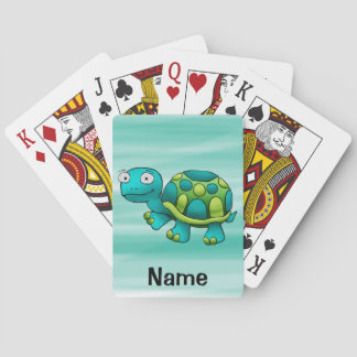 Playing Cards, Cute Turtle Cartoon Playing Cards