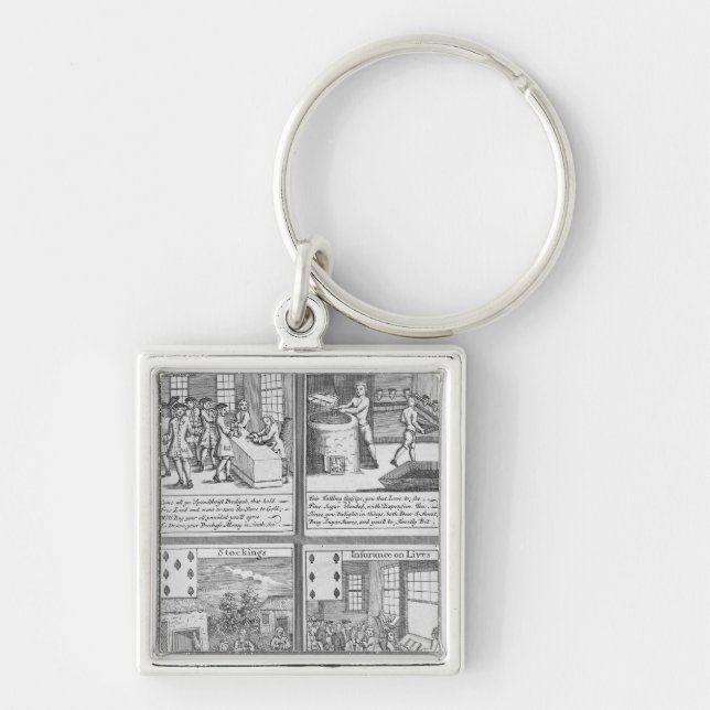 Playing Cards depicting current commercial Keychain (Front)