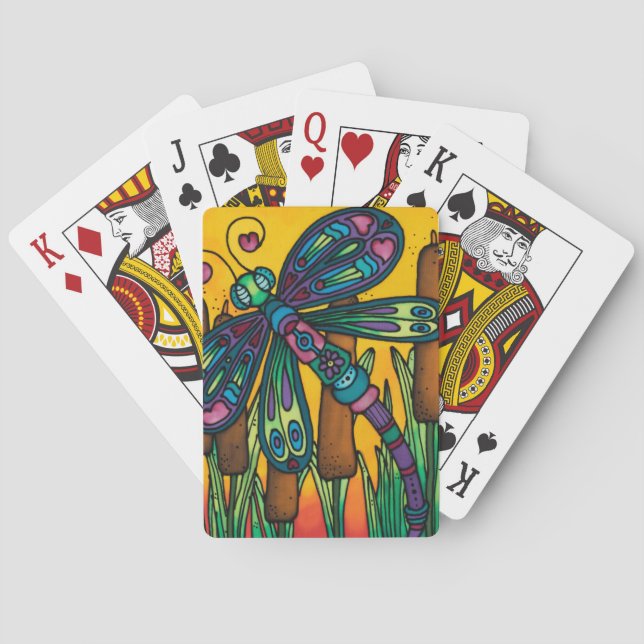 Playing Cards: Dragonfly Series Playing Cards (Back)