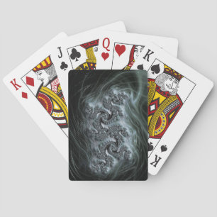 playing cards - F395 "Silver Silk Dragon"