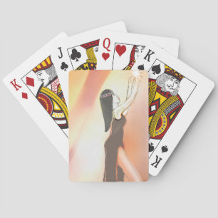 playing cards, goddess,star, tarot,cartomancy,art playing cards