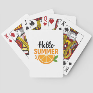 Playing cards, Hello Summer Playing Cards