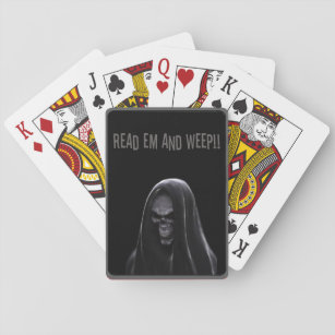 Playing Cards in Black - Grim Reaper